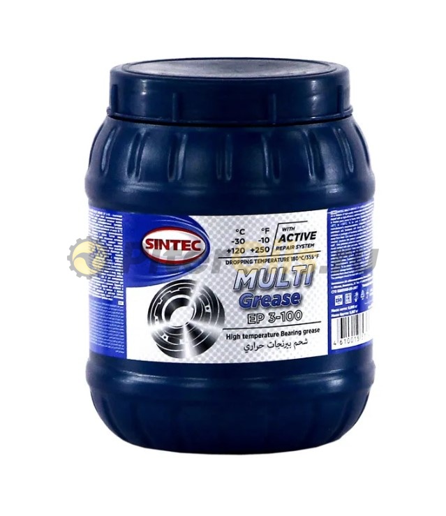 Sintec Смазка MULTI GREASE EP 3-100 (синяя), 800 г 