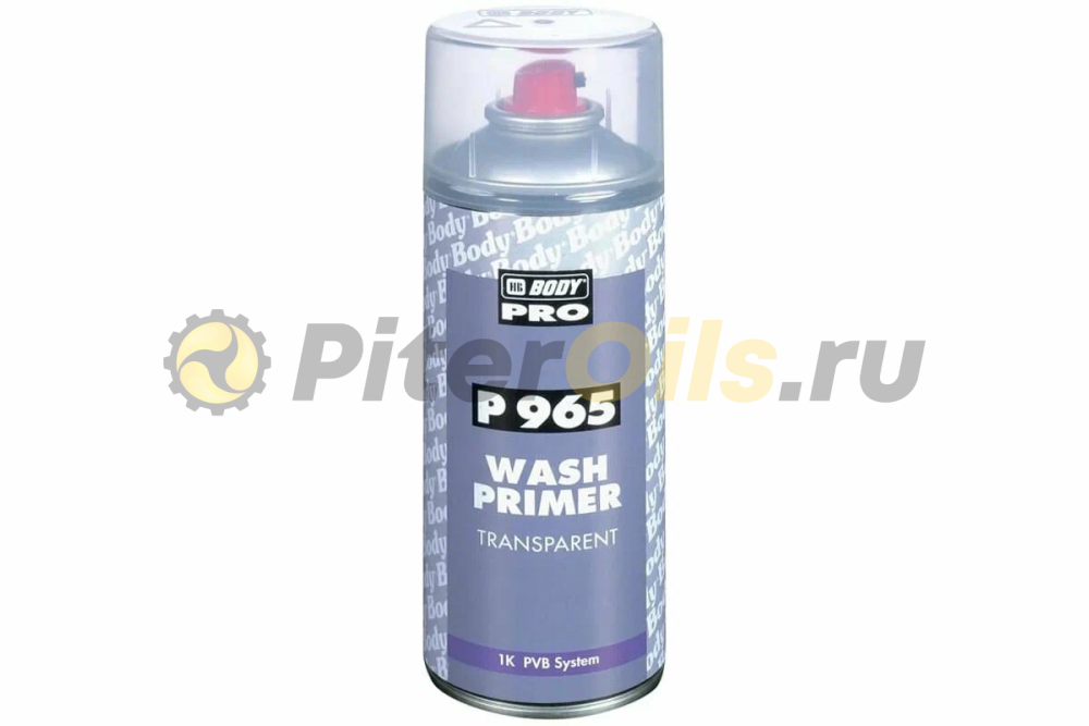 BODY 965 Грунт кислотный WASH PRIMER аэрозоль прозрачный (400мл) 5100000020
