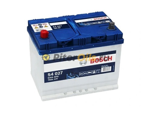 Аккумулятор BOSCH Silver S4 027 70Ah 630A 261x175x220 570 412 063 (+ -)