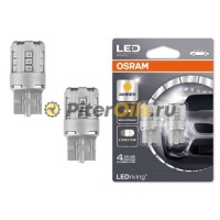 Osram 7715YE-02B лампы W21/5W 12V 1W W3x16q LEDRIVING standard retrofit/оранжевый/W21/5W 2шт.(1к-т)