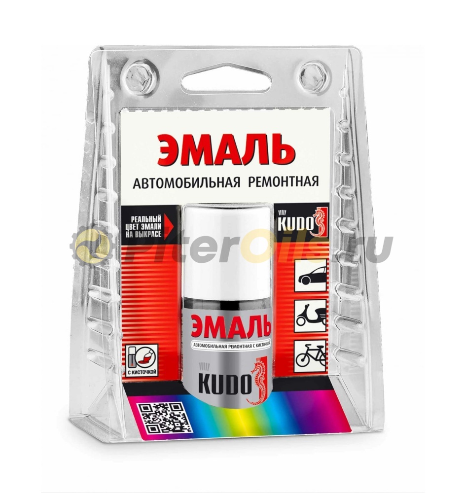 KUDO Эмаль Белый 201 15 мл KU70201BB 
