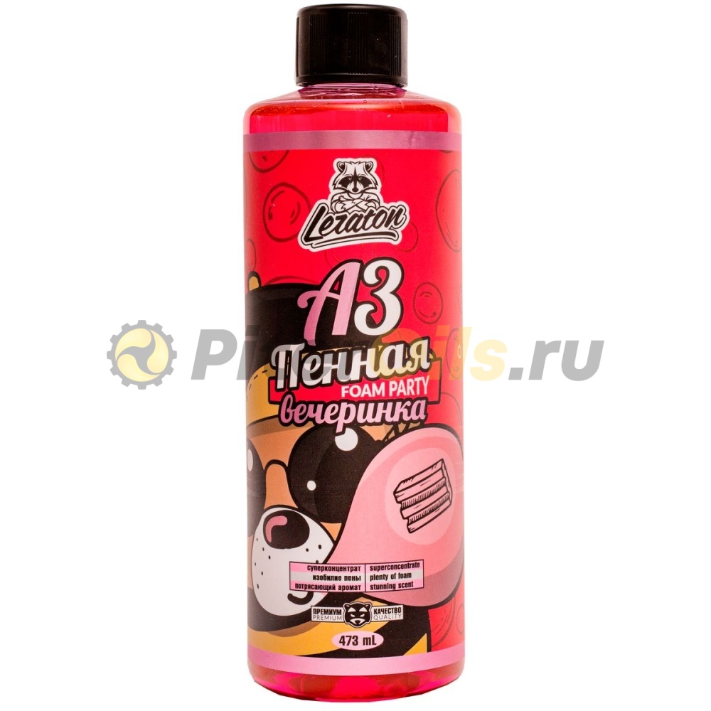 LERATON A3 Шампунь для ручной мойки Пенная вечеринка (473мл) PS-010.204