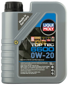 LIQUI MOLY Top Tec 6600 0w20 (1л) 21410