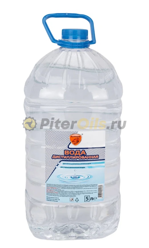 ELTRANS Вода дистиллированная , 5л ПЭТ EL-0901.04