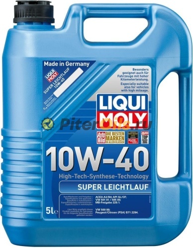LIQUI MOLY Super Leichtlauf SAE 10w40 (5л) 1929/9505