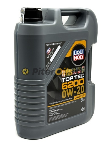 LIQUI MOLY Top Tec 6200 0w20 (5л) 20789