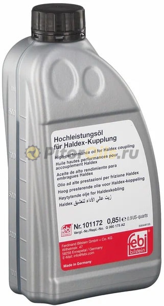 FEBI 101172 Масло трансмиссионное Haldex желтое 0,85л