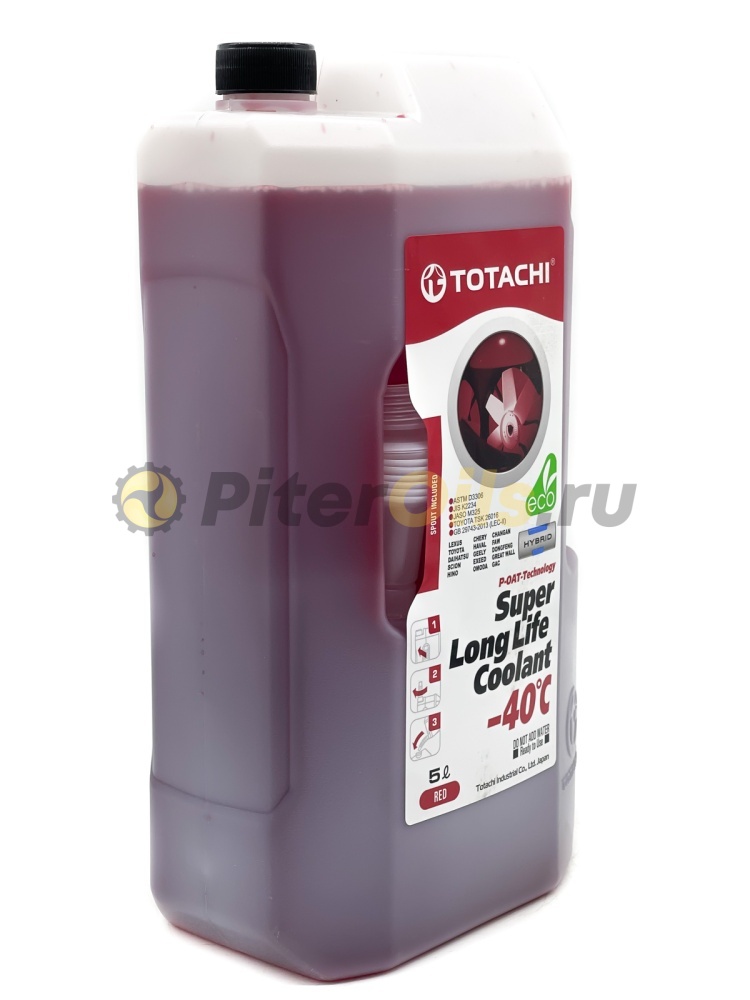 TOTACHI SUPER LONG LIFE COOLANT Red -40C 5л жидкость низкозамерзающая 41805