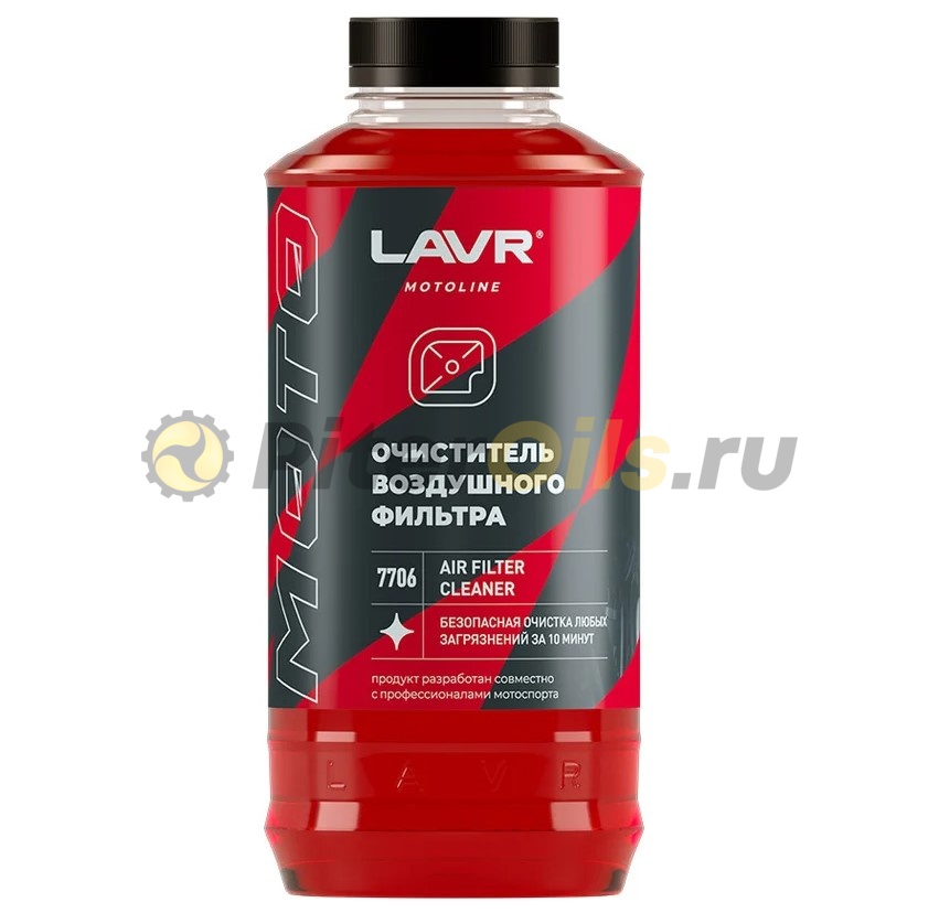 LAVR LN7706 Очиститель воздушных фильтров мотоцикла MOTO (1000мл)