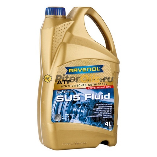 RAVENOL трансмиссионное масло ATF SU5 Fluid (4л) 4014835743892