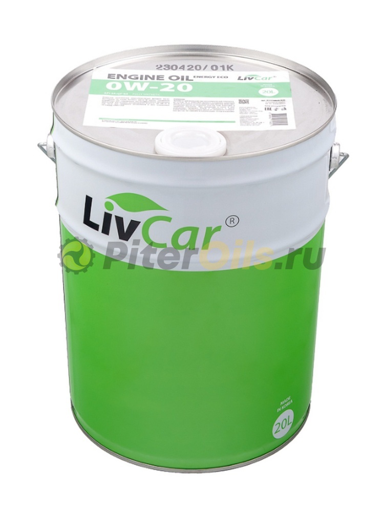 LIVCAR ENGINE OIL ENERGY ECO 0W20 API SP/GF-6A (20л) LC1550020020