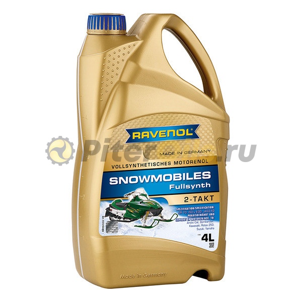 RAVENOL масло для 2-Такт снегоходов Snowmobiles Fullsynth. 2-Takt (4л) 4014835727991