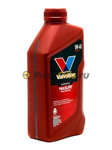 Valvoline MaxLife Synthetic 5W-40 1л 872363/908753