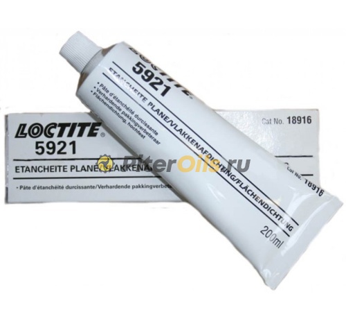 Loctite 5921 (200 мл) - уплотнитель-прокладка незастывающий, жесткий (тюбик)