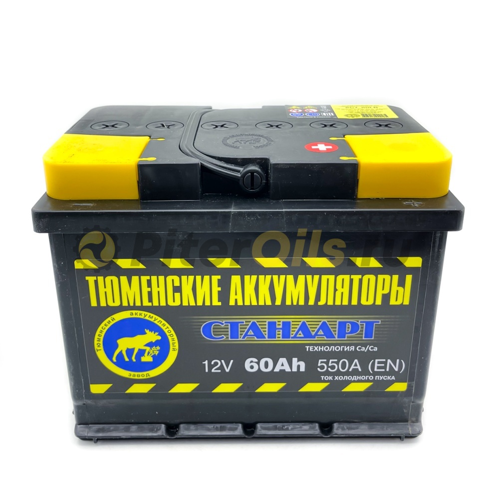 Аккумулятор Tyumen Battery STANDARD 60Ah 550A пр. пол. (+ -) 242х175х190