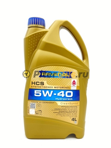 Ravenol 5w40 HCS (4л) 4014835723993