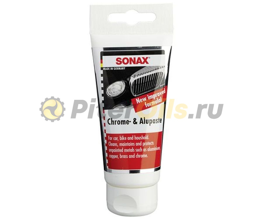 SONAX Полироль для хрома Chrome and Alupaste 75 мл