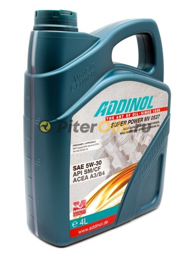 ADDINOL Super Power MV 0537 5W-30 4л 72099225