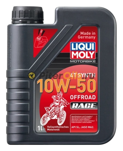 LIQUI MOLY Motorbike 4T Synth Offroad Race 10W-50 SN MA2 (1л) 3051