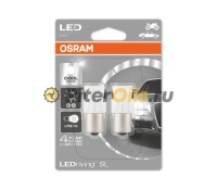 Osram COOL WHITE Лампа светодиодная  12V 12T25 21W 6000K 2 шт  7458CW-02B