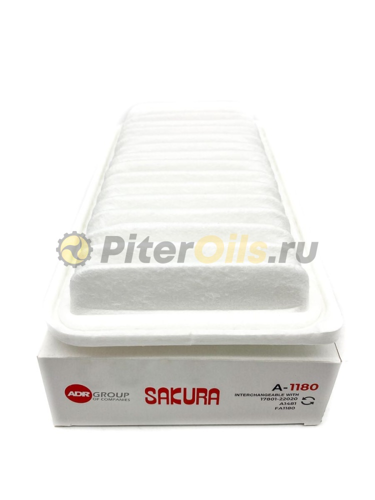 Sakura Фильтр воздушный A1180 (C2620, SB 3250, 17801-22020)