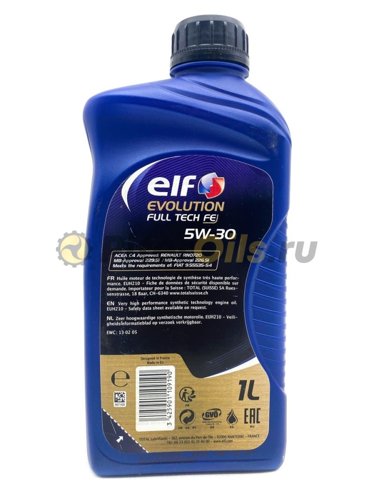 Elf Evolution Full-tech FE 5w30 (1л) 194906/213933