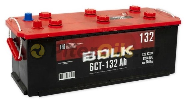Аккумулятор BOLK Standart 132 А/ч R+  514x175x210 EN820А B1323LK