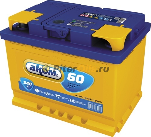 Аккумулятор АКОМ 60Ah/540 прав.+ 242x175x190 4607034730543/014060101