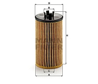 Фильтр масляный LIVCAR LCC612/2HU (HU612/2x)