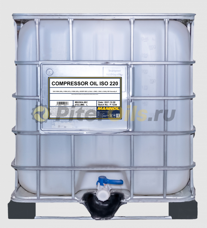 Mannol Compressor Oil ISO 220 (1000л) MN2904-IBC