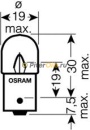 Osram 5637 Лампа R10W 24V BA15s