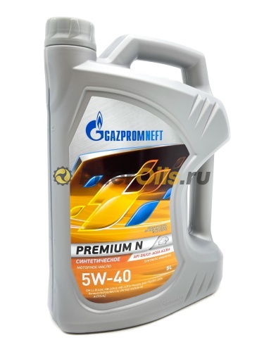 Газпромнефть Premium N 5W40 SN/CF 5л 2389907002