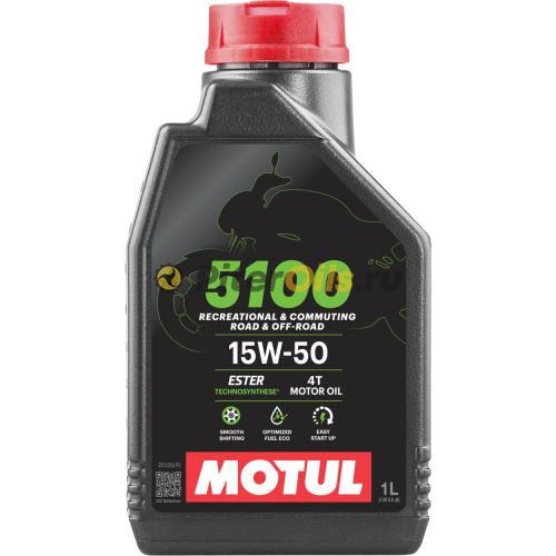 MOTUL 5100 4T SAE 15W-50 1л 104080/112158