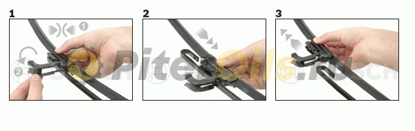 BOSCH Стеклоочиститель Aerotwin retrofit AR16U 400 мм б/каркасн 3397008530