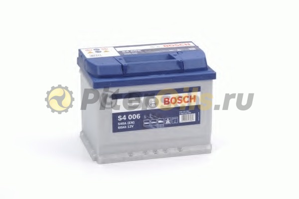 Аккумулятор BOSCH Silver S4 006 60Ah 540A 242x175x190 560 127 054 (+ -)