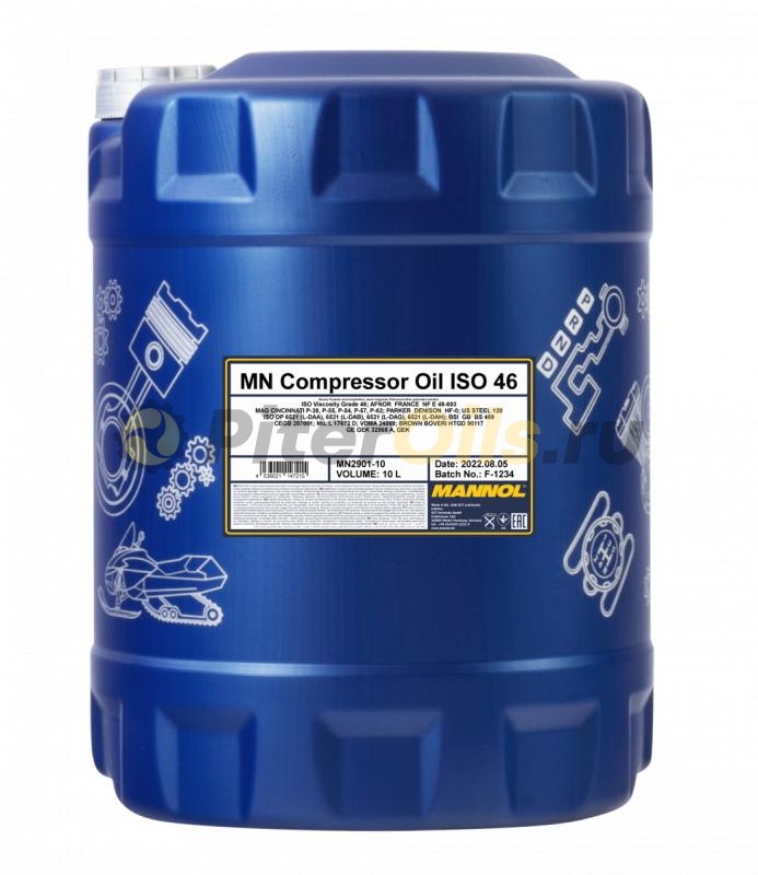 Mannol Compressor Oil ISO 46 (10л) 1496