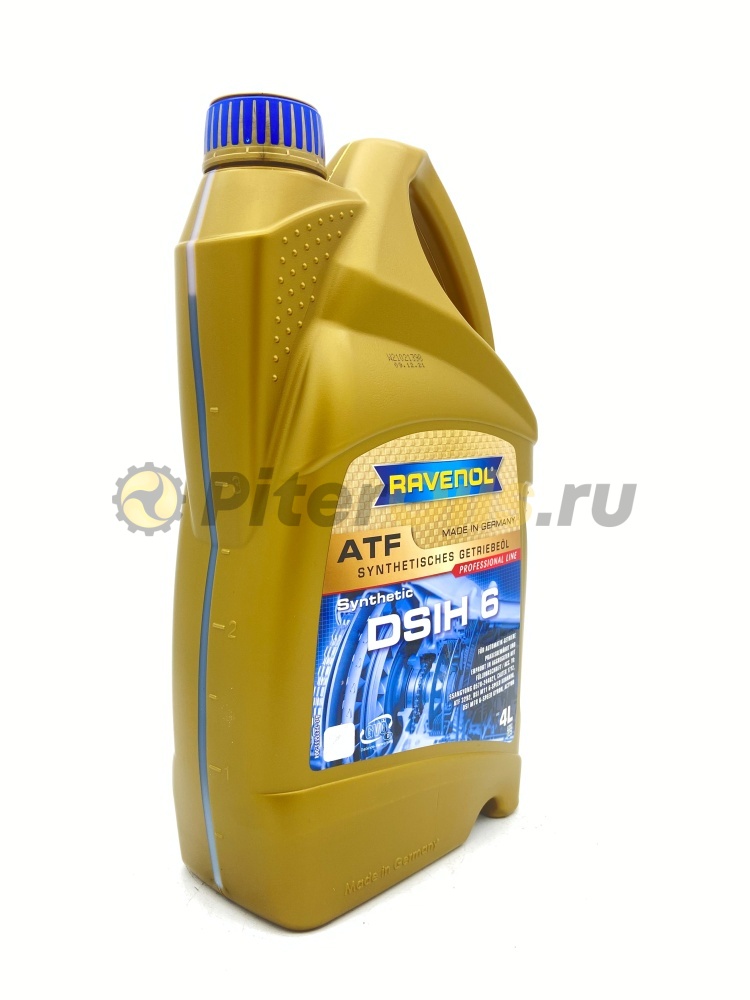 Ravenol ATF DSIH 6 (4л) 1211133-004-01-999 масло трансмиссионное аналог Caltex 1712 / ATF 3292