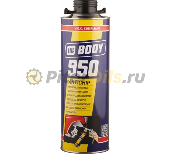 BODY 950 Антигравий под пистолет черный (1л) 9500200001