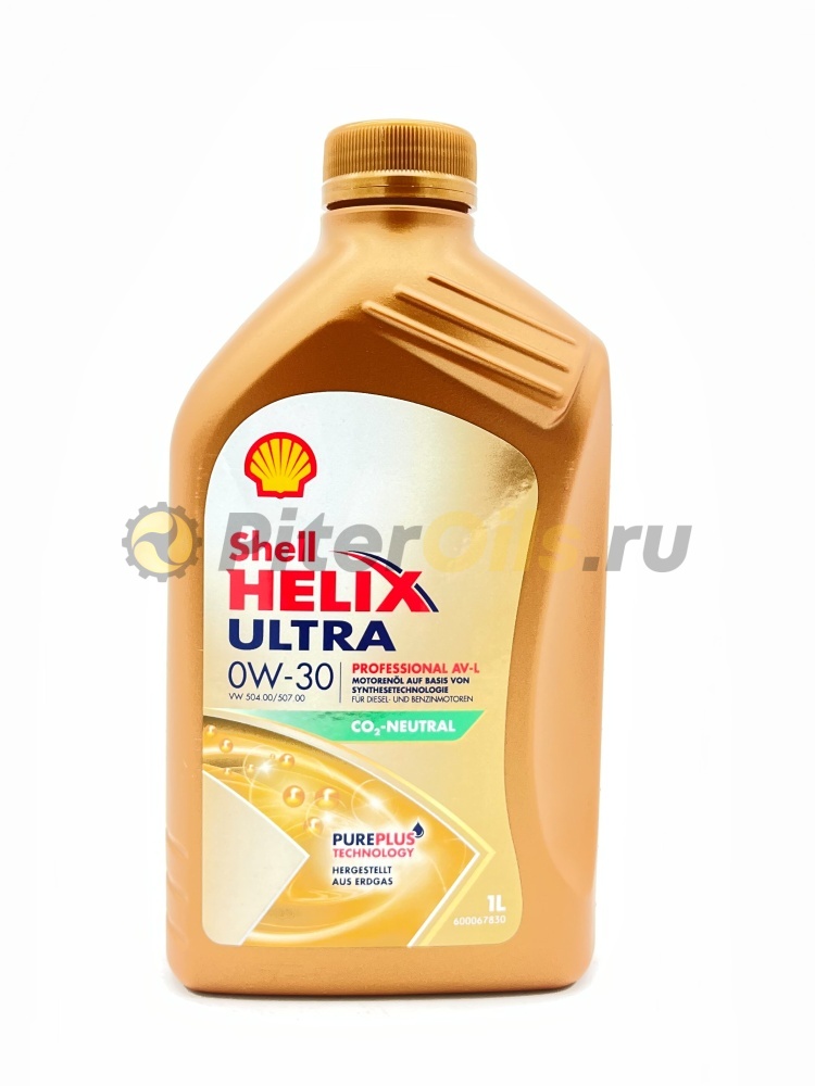Shell Helix Ultra Professional AV-L 0W30 (1л) 550046303/550046401