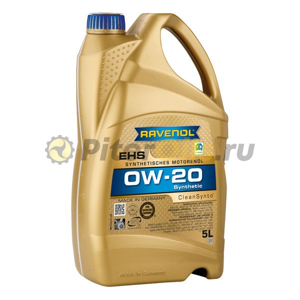 RAVENOL моторное масло EHS SAE 0W-20 (5л) 4014835858138