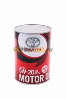 Toyota Motor Oil SN 5w20 ILSAC GF-5 SN (1л) 0888010606