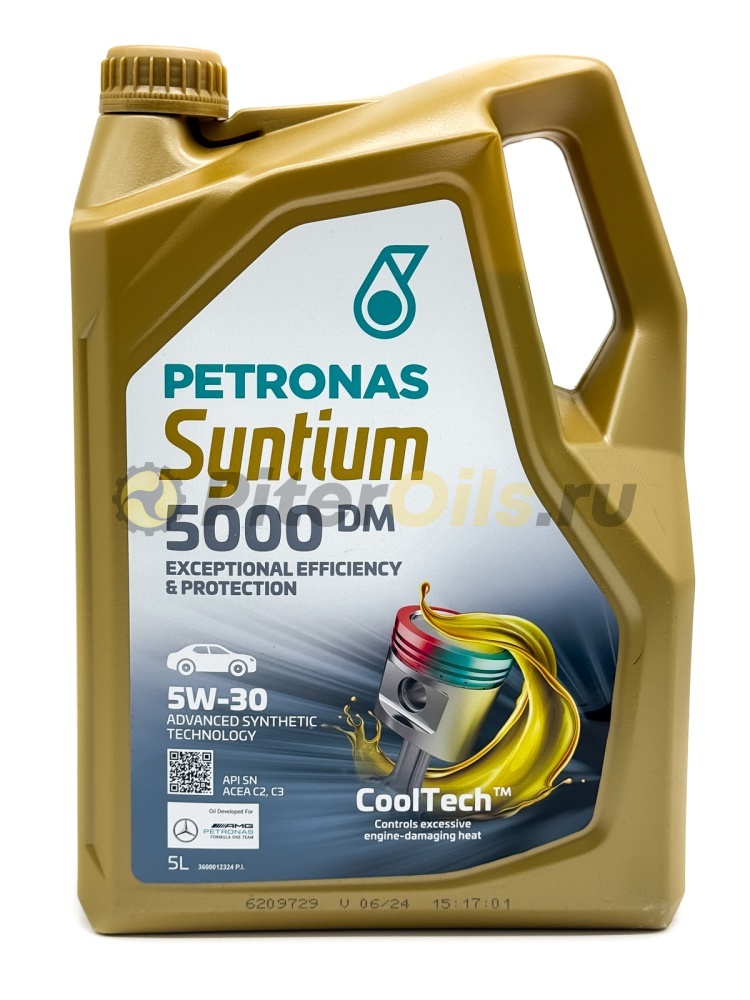 Petronas Syntium 5000 DM 5W30 (5л) 70644M12EU/70957M12EU