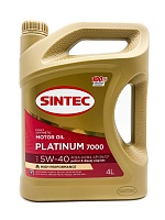 Sintec Platinum 7000 5W40 A3/B4 SN/CF (4л) 801941/600139