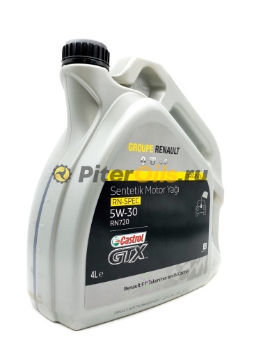 Renault масло моторное 5w30 GTX RN-SPEC RN720 4л (7711943761)