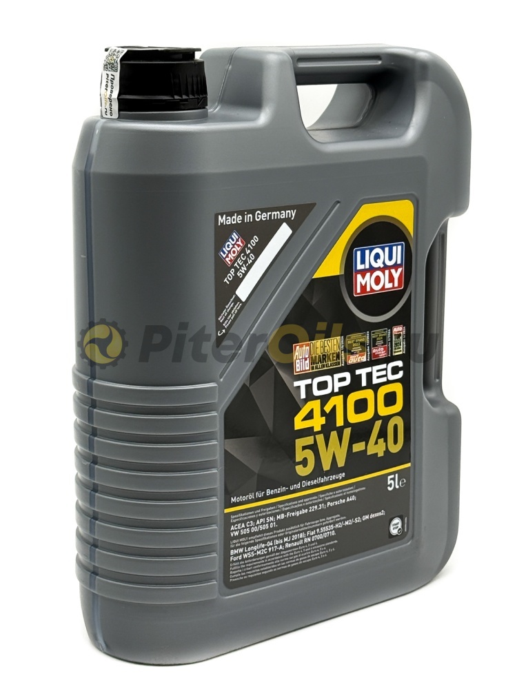 LIQUI MOLY Top Tec 4100 5w40 (5л) 7501