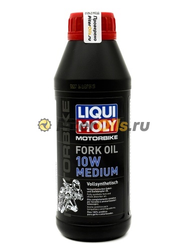 LIQUI MOLY Синт-кое масло для вилок и амортизаторов Motorbike Fork Oil Medium 10W 0,5л 1506/7599