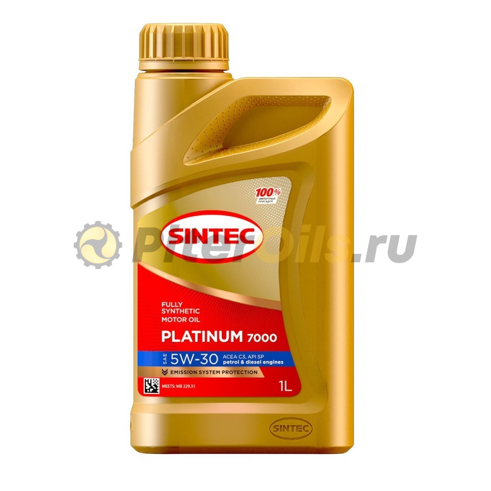 Sintec Platinum 7000 5W30 API SP ACEA C3 (1л) 801992/600148
