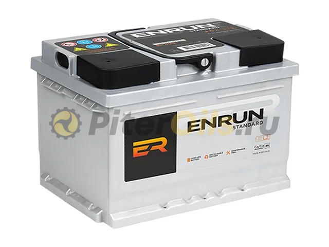 Аккумулятор ENRUN ES620 62Ah 600A низкий пол обр (- +) 242x175x175