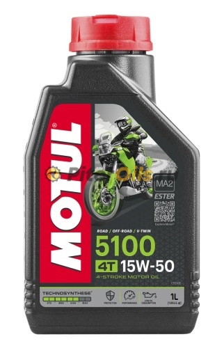 MOTUL 5100 4T SAE 15W-50 1л 104080/106908/112860