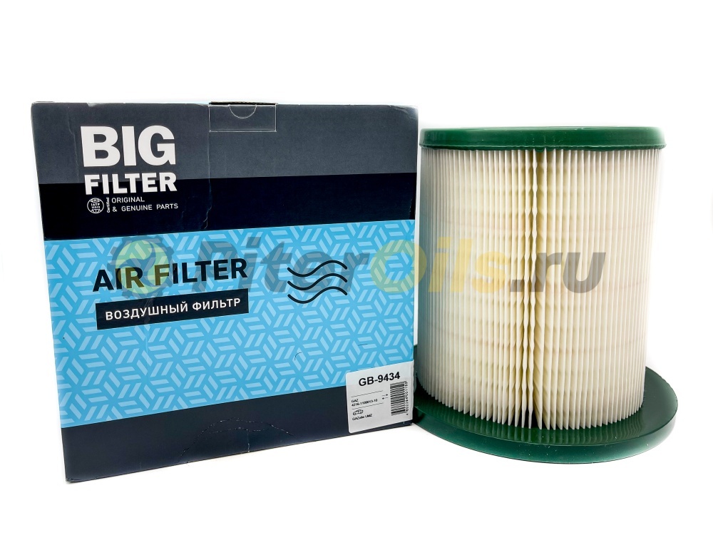 Фильтр воздушный BIG FILTER GB9434 GAZ Cummins ISF2.8 120лс, UMZ Evotech, UMZ 42164/42167
